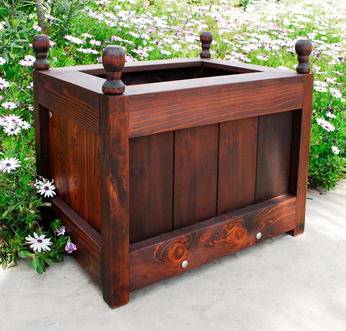 The Sonoma Finial Planters, Built to Last Decades Forever Redwood