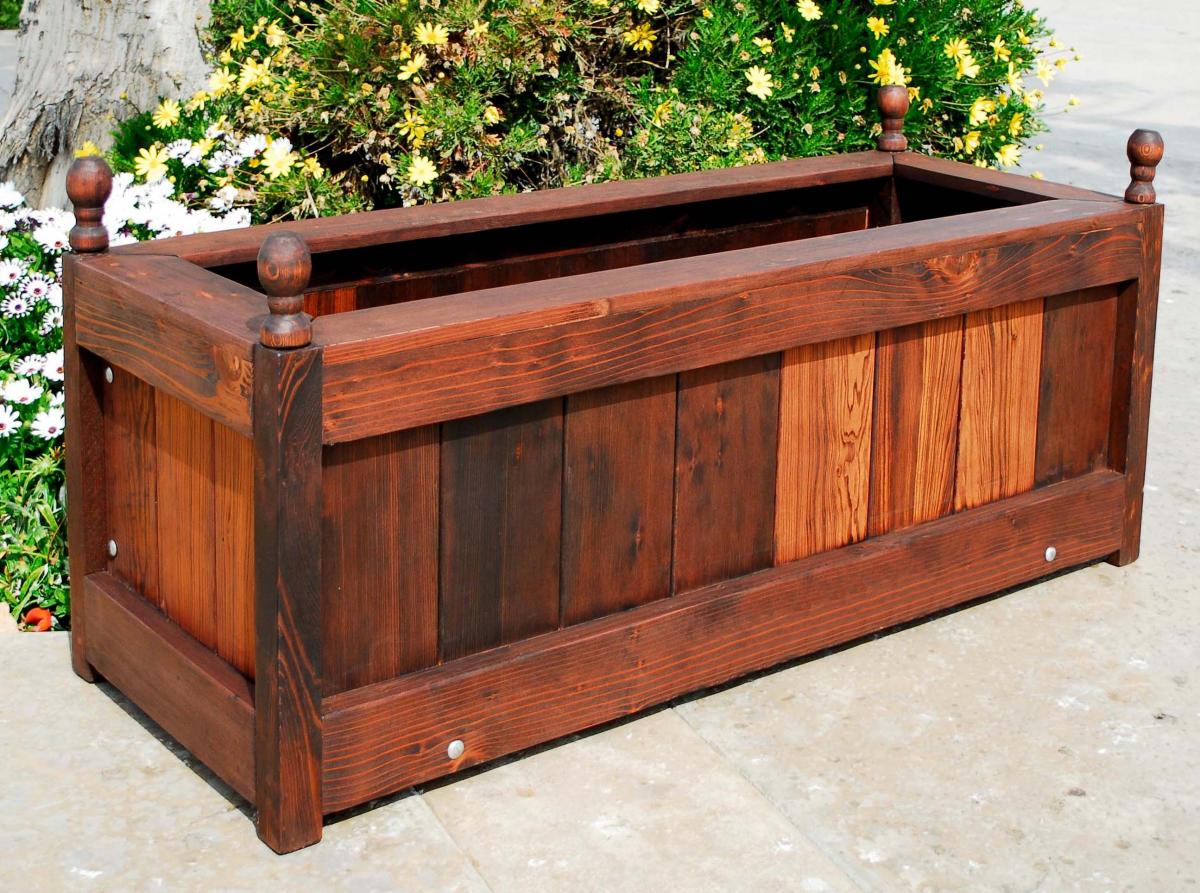 The Sonoma Finial Planters, Built to Last Decades Forever Redwood