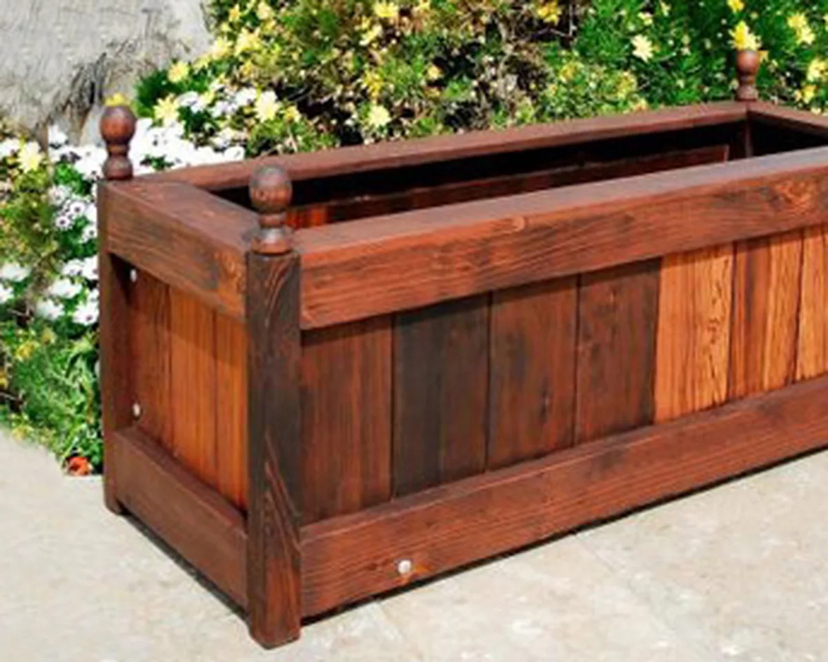 Large Wooden Planters | Forever Redwood