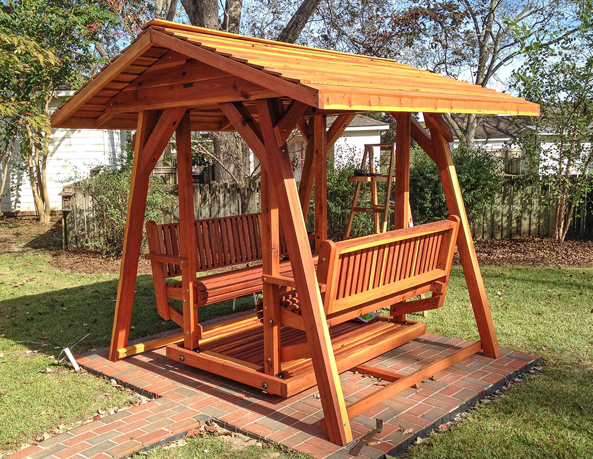 St. Anthony's Face to Face Swing Forever Redwood