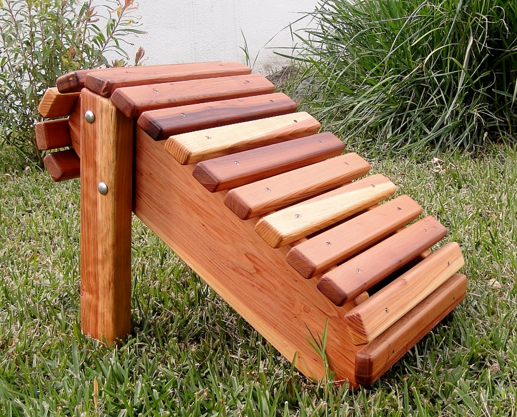 Adirondack Ottoman with Classic Sloped Design