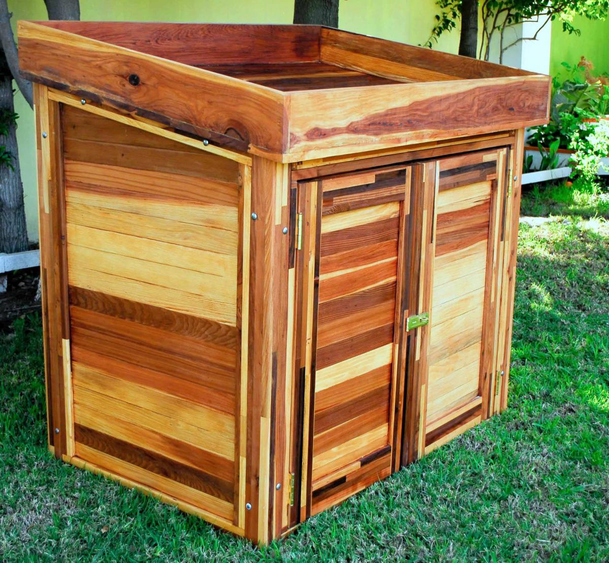Storage Sheds, Custom Made Redwood Sheds