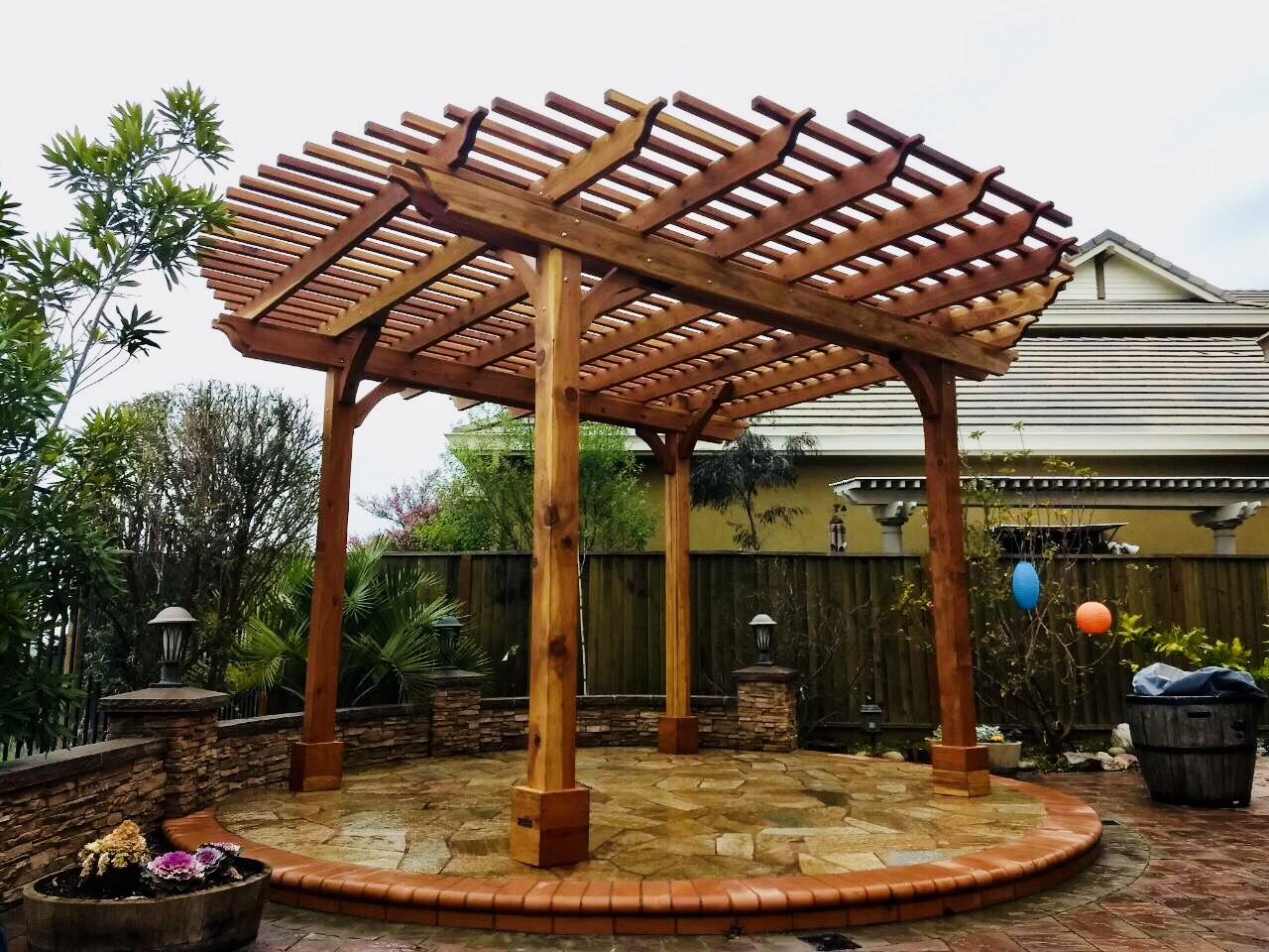 The Round Pergola, Forever Redwood