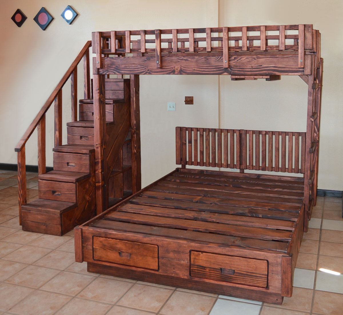 The Stairway Wooden Bunk Beds Forever, Bedz King Stairway Bunk Bed