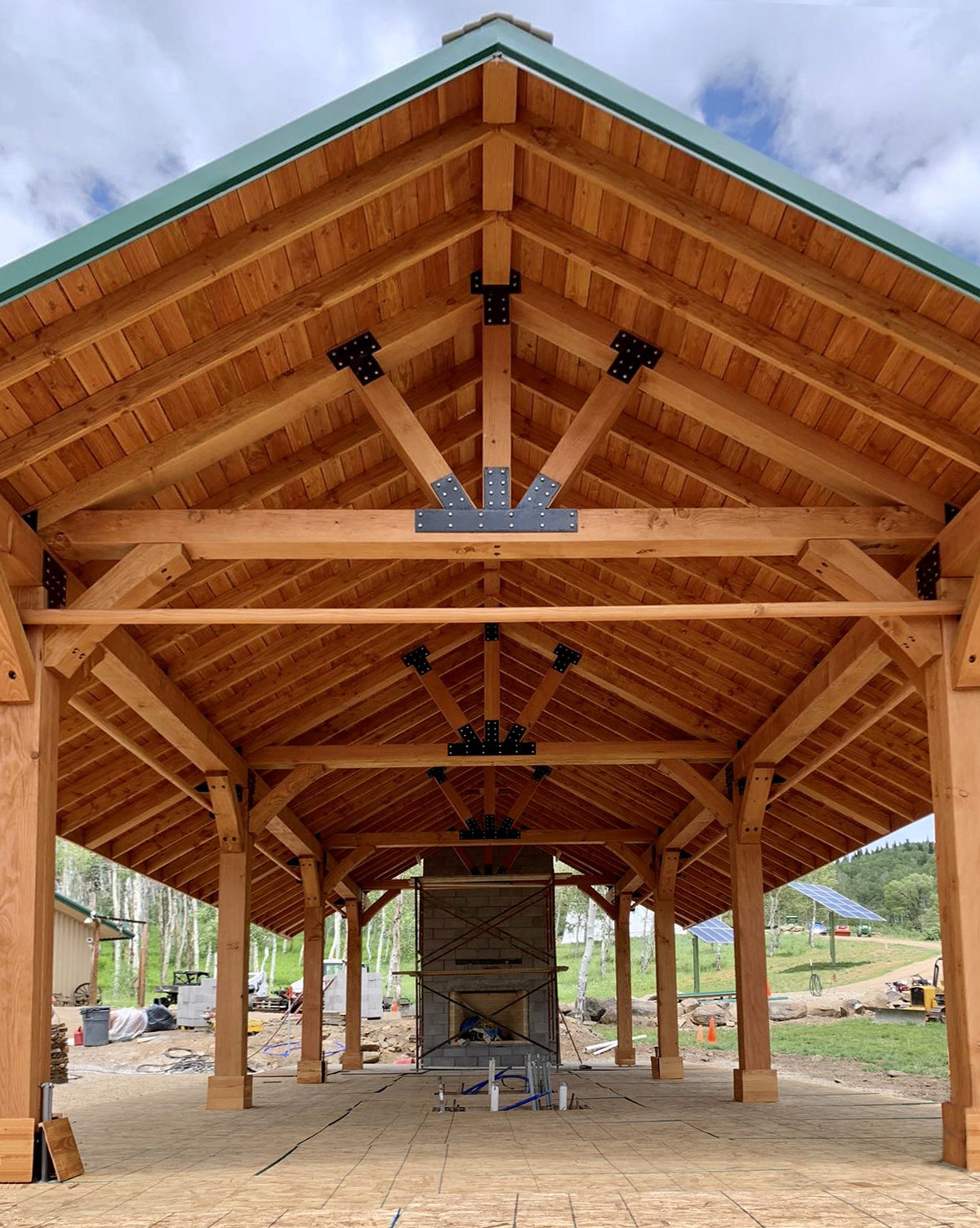 country lane gazebos on The Thick Timber Toledo Wood Pavilions Forever Redwood