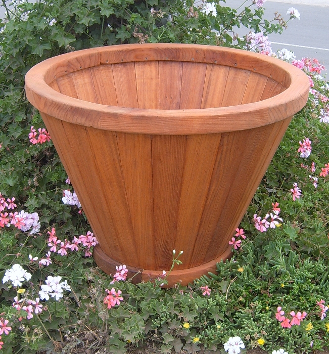The Vase Planters, Built to Last Decades Forever Redwood