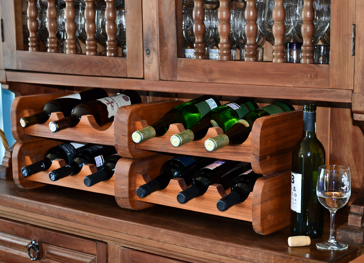 24 Bottle Wine Rack Cube in Premium Redwood Proudly Made in USA Free Shipping! 