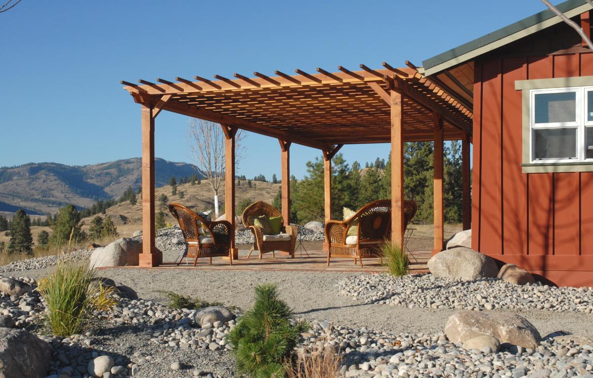 outdoor garden pergola