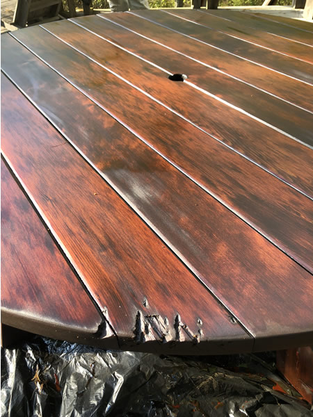 Before and After refinishing photos