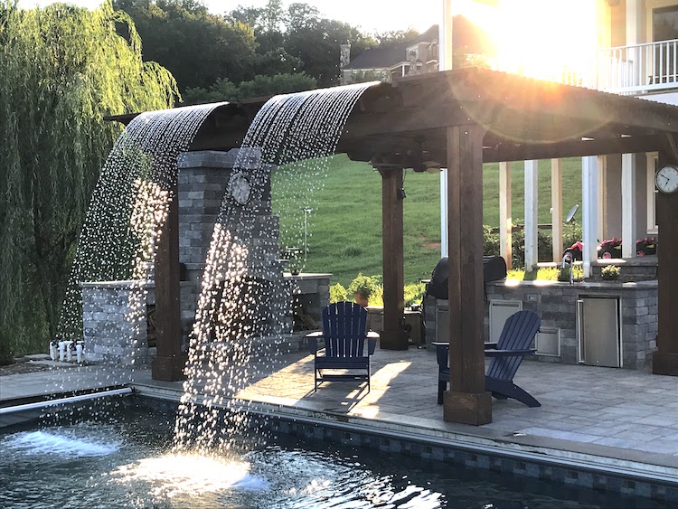 Design Problem Solved: Customizing For A Poolside Waterfall