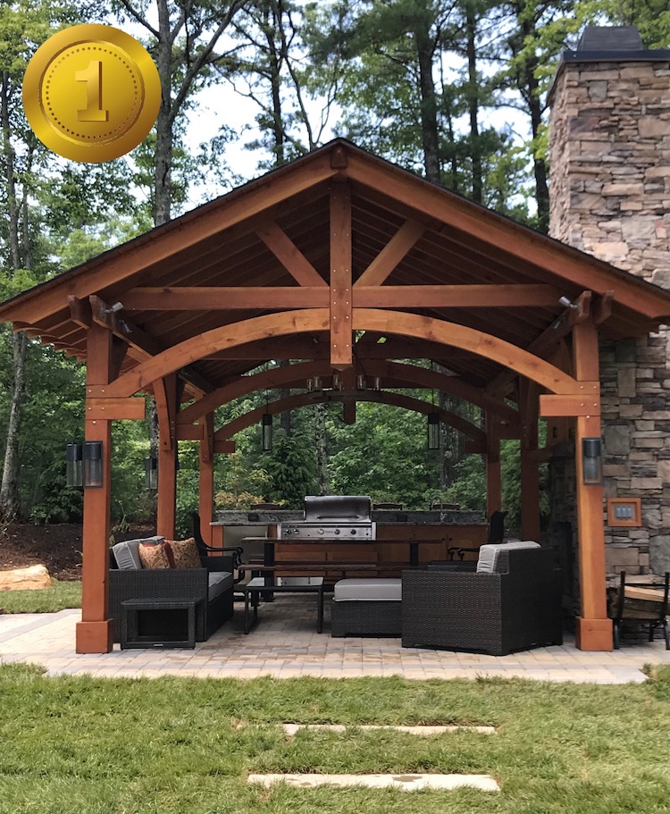 Winning photo - Cardinal's Nest Pavilion