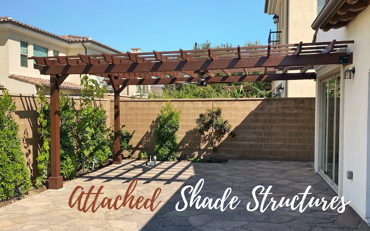 Easy Shade Extensions For Your Home: Attached Pergolas & Pavilions