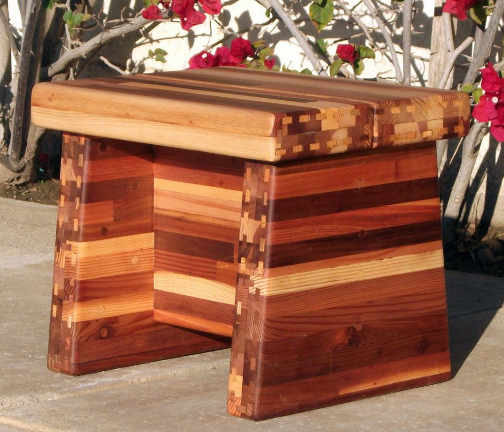 Small foot stool wooden stools forever redwood