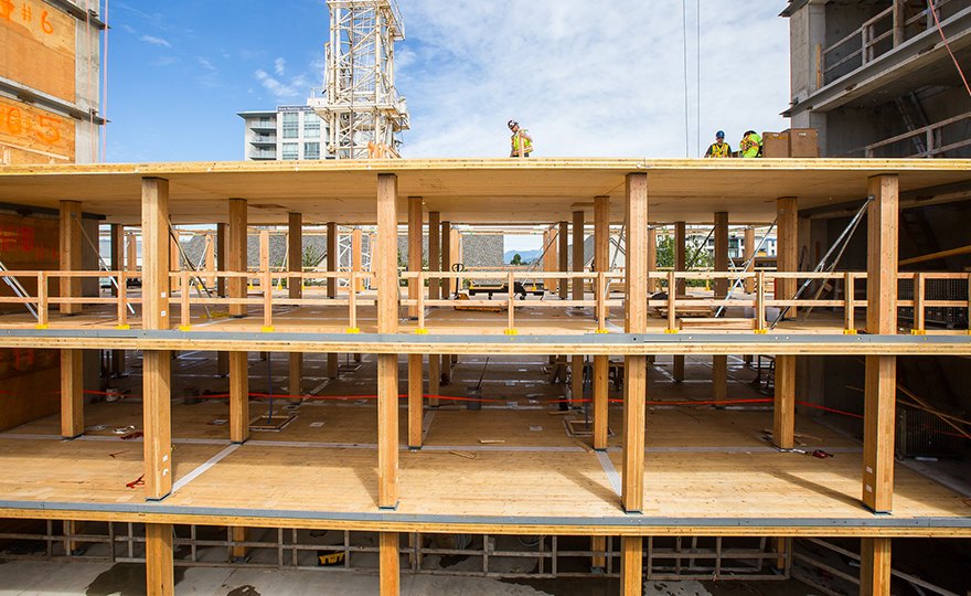 Skyscraper construction iwth wood. Photo: naturallywood.com - KK Law