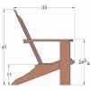 Redwood Adirondack Chair: Custom Wood Adirondack Chairs