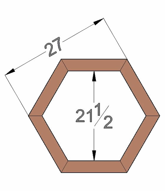 Wishing Wells - 27in Diameter - Top View
