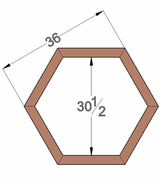 Wishing Wells - 36in Diameter - Top View