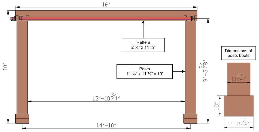 Custom Wooden Fat Timber Pergola: Redwood Pergola Kits all ...