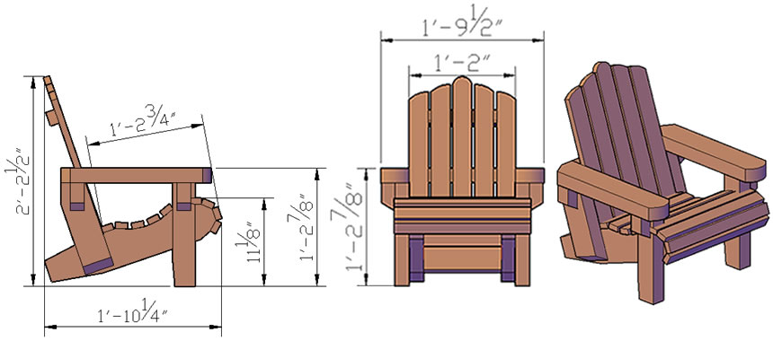 Adirondack Chair Dwg