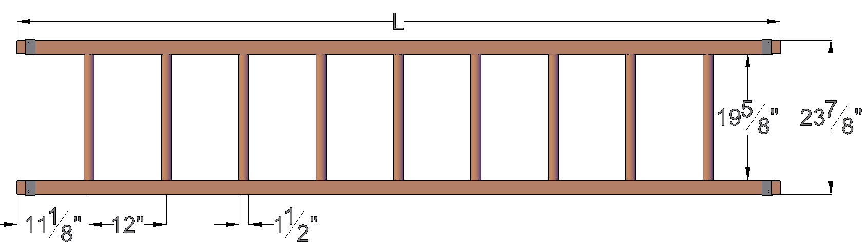 Sheldon's Monkey Bar Set