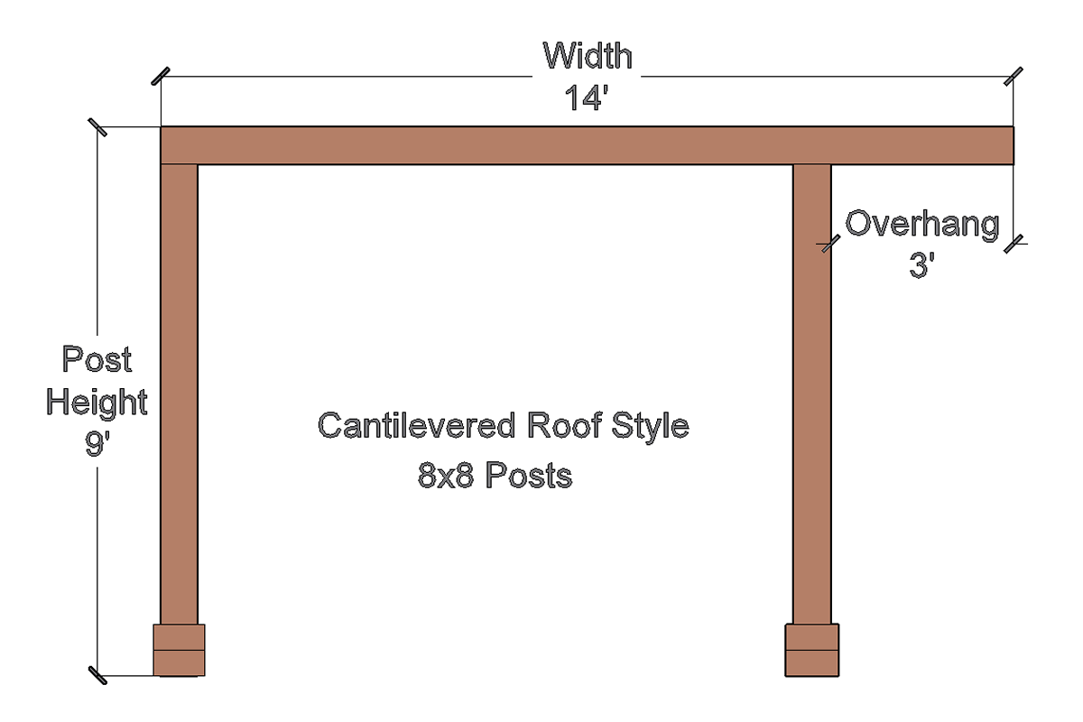 the-silverado-modern-pergola-cantilevered-8x8-side-view