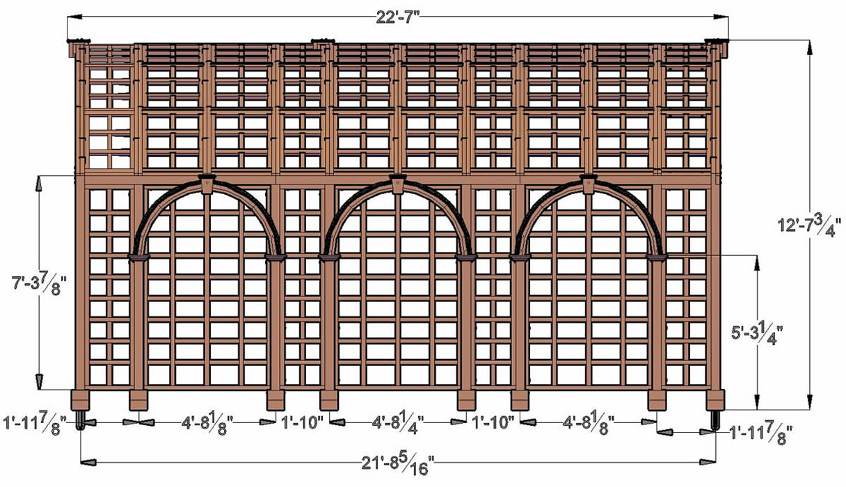 The Victorian Trellis ForeverRedwood