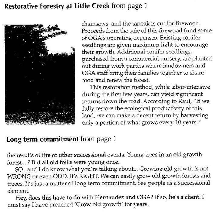 Sonoma Land Trust Newsletter, Winter, 2001: p5