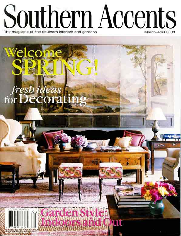 Southern Accents Magazine, March-April, 2003: Cover