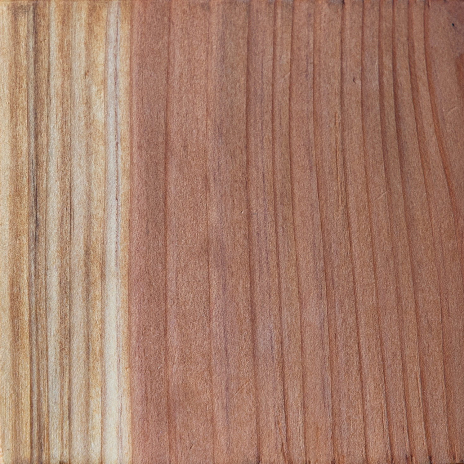 This photo shows the quality of our California Redwood